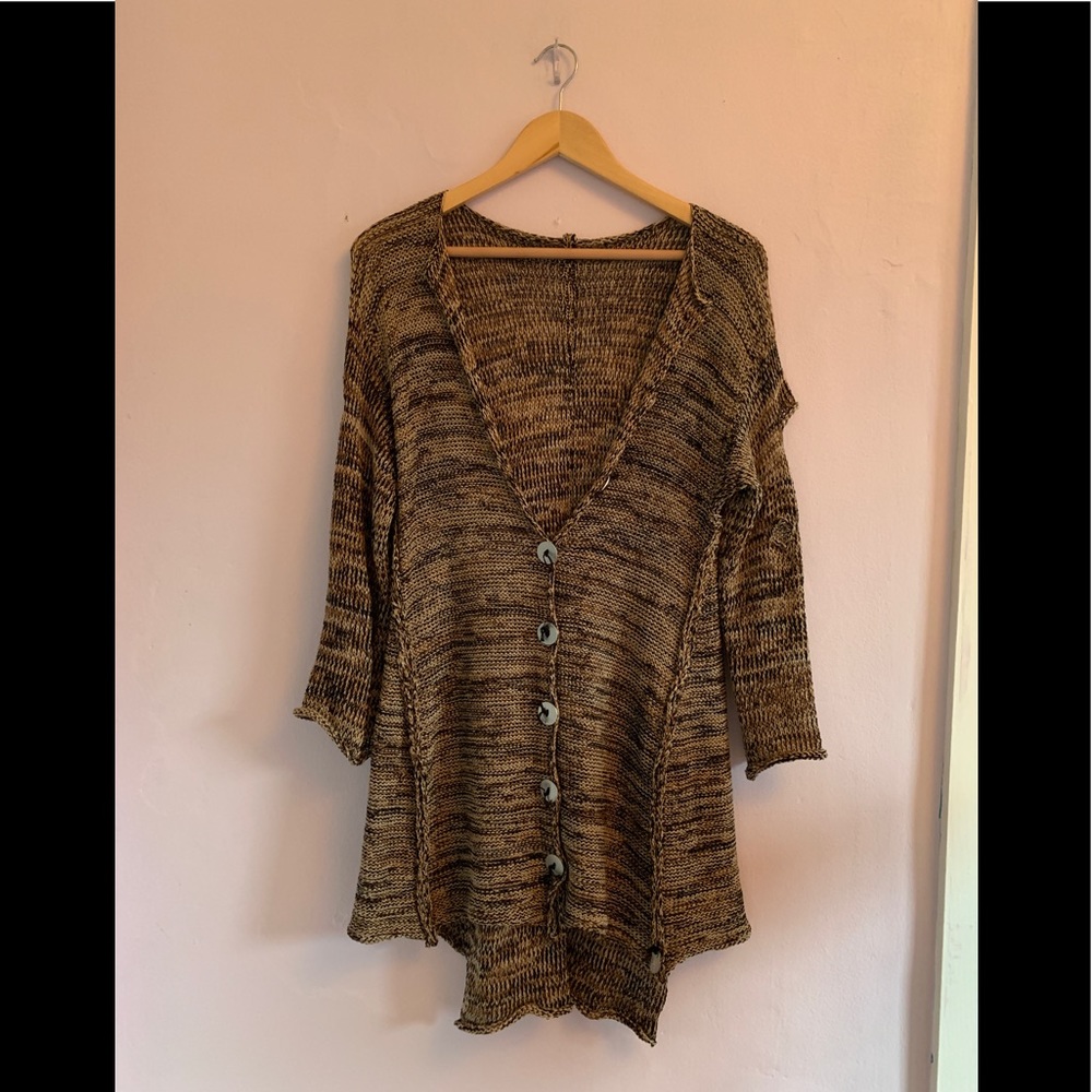Artful SKIF knit sweater tunic cardigan
